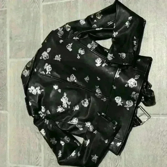 NWT MIchael Kors leather jacket XXS - Picture 5 of 6